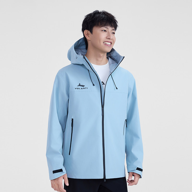 沃兰迪Air-One Outdoor户外冲锋衣男防风外套运动夹克冬季新款