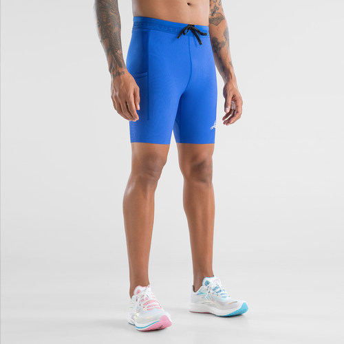 沃兰迪全能1.0高弹智旋螺纹透气排汗五分裤柔软训练健跑步短裤