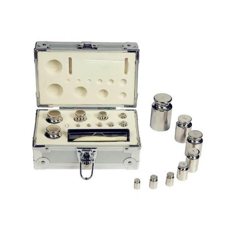 上海100g200g500g1kg2kg5kg套装砝码e2/F1级不锈T钢盒装实验法码E