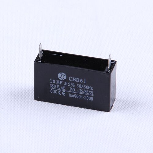 CBB61 10uF 350V/45z0V 风扇电机启动电容 汽油发电机配件
