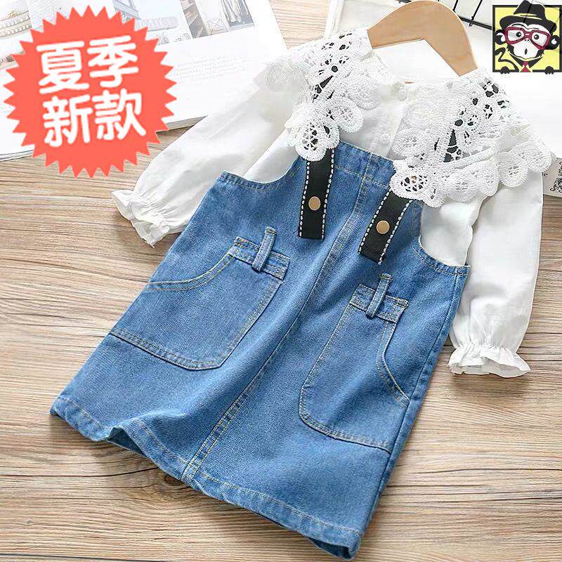 大童蕾丝衬衫女童秋装衬衫2020新款长袖白衬衫秋儿j童蕾丝翻领|ruв категории Детская одежда, рубашка - от Buy2taobao.com для оказания профессиональной услуги покупки агента Taobao