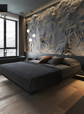 Art Color床无床头小户型大床无靠背箱体日式定制无头北欧悬浮床