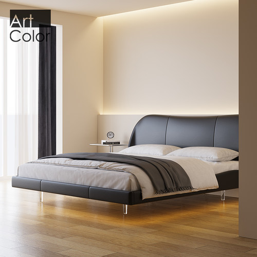 artcolor轻奢皮艺悬浮床软包床
