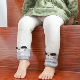 Детские милые бархатные штаны для девочек для мальчиков для раннего возраста, в западном стиле, увеличенная толщина