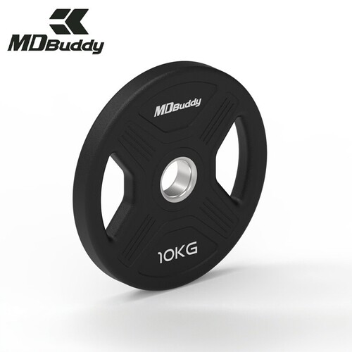 MDBuddy杠铃片环保包胶无味耐用