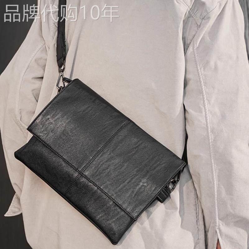 香港免税代购新款真皮单肩包男士多口袋斜挎包牛皮小背包后背包潮
