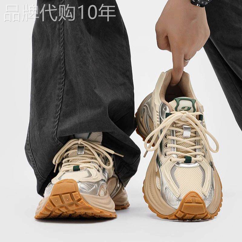 巴黎响尾蛇老爹鞋男2025夏季款厚底增高情侣鞋运动休闲 百搭男鞋