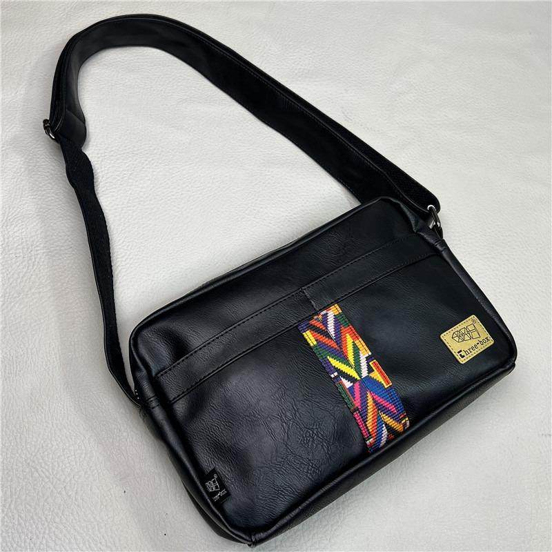 香港it代购真皮男士单肩包 日韩英伦男女斜挎包 牛皮便携运动背包