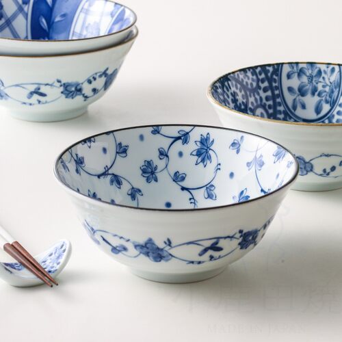 小鹿田烧陶瓷家用日式青花釉下彩