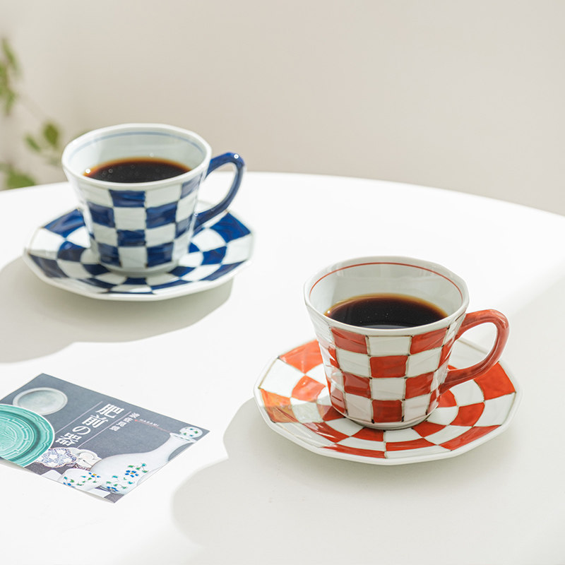 小鹿田烧日本进口咖啡杯