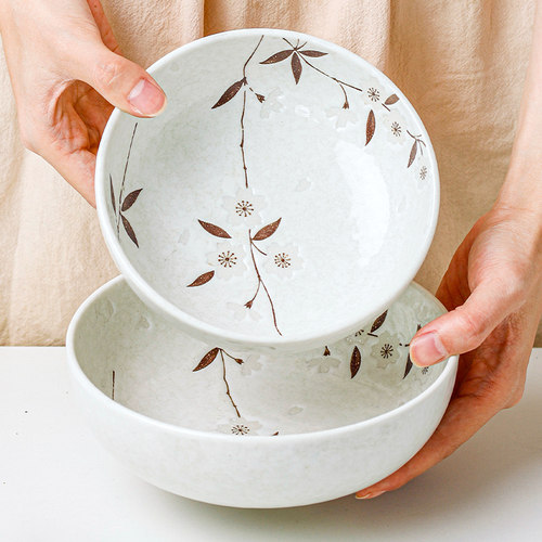 小鹿田烧陶瓷日式日本钵碗釉下彩