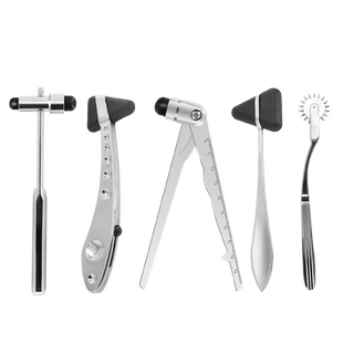 医用叩诊锤不锈钢神经内科反射多功能扣诊锤打诊锤骨科带刻度