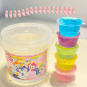 本diy不粘手送5色液体胶网红史莱姆 彩虹假水版 彩虹小马俱乐部