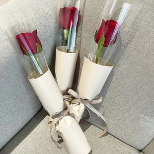 情人节单支康乃馨玫瑰小花束单枝郁金香鲜花速递同城上海团购配送