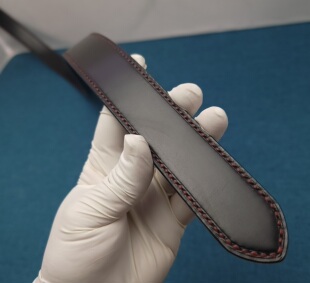 马缰革JE脊背皮带3.8定做3.5 腰带3.0任意尺寸手工缝线手工定做