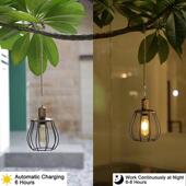 阳台氛围灯高级感太阳能挂灯吊灯室外庭院花园氛围装 饰灯简约艺术