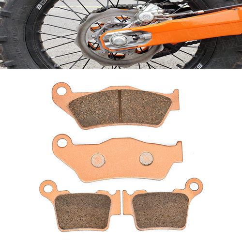 前后铜基刹车片越野摩托车配件适用KTM EXCF SXF XCWF 胡斯瓦纳