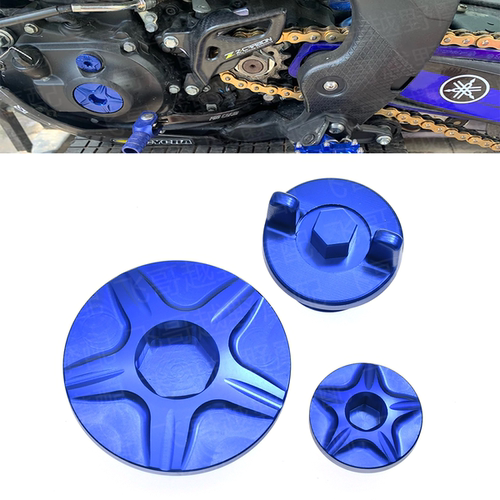 摩托机油盖铝合金正时盖机油螺丝改装适用雅马哈WR YZ250FX 450FX