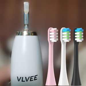 适配法国VLVEE电动牙刷头VE991/V2/VVE99软毛清洁电动牙刷替换头