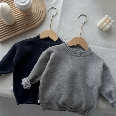 男宝宝针织套头秋冬毛衣