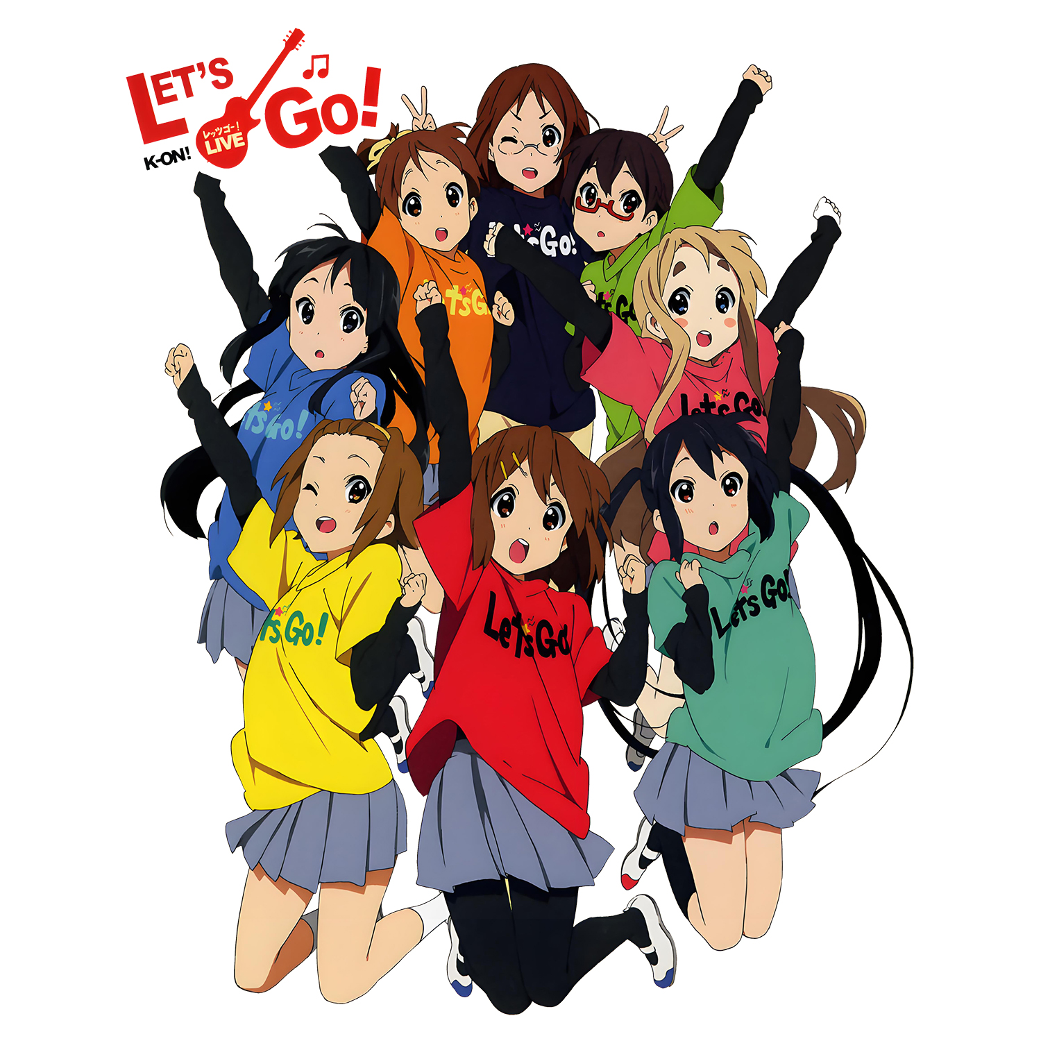 可耐水洗轻音少女卡通动漫烫画