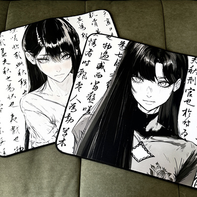 《低敏真正的神》zoepad-兰虹v1鼠标垫 二次元外设国内限量1000张