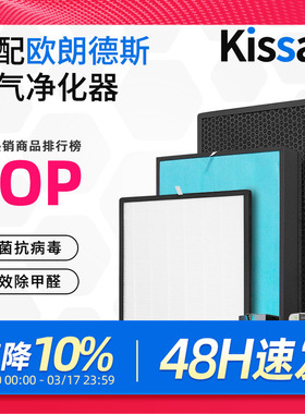 适配欧朗德斯空气净化器滤网KJ900F-A5/KJ1000F-M9除醛过滤芯