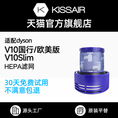 适配dyson戴森吸尘器配件滤芯V10/slim/欧美版后置过滤网吸头软管