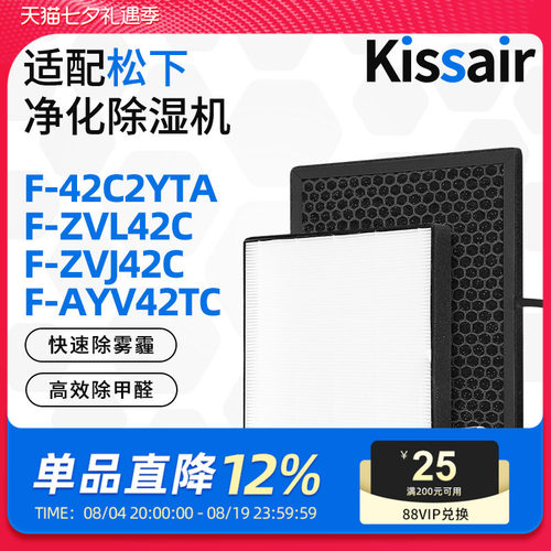适配松下除湿机滤芯F-42C2YTA/ZVL42C/ZVJ42C/AYV42TC过滤网