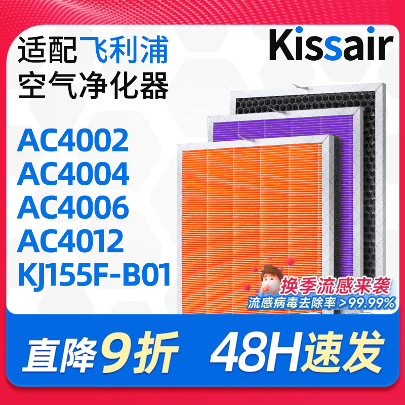 适配飞利浦空气净化器滤网
