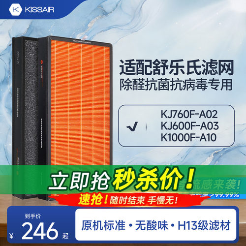 适配舒乐氏空气净化器滤芯