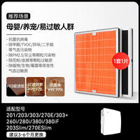 Compatible with Blueair Blueair filter 203 slim/303/260i air purifier filter core 270E thumbnail 2