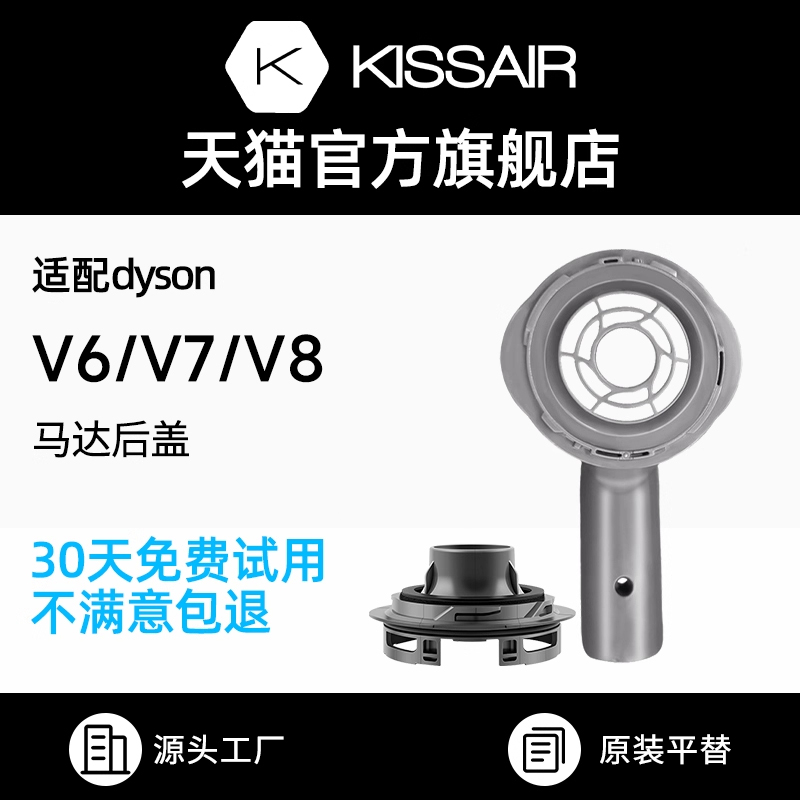 适配戴森吸尘器V6/V7/V8底盖马达后盖滤网DC59/58/63/74配件耗材