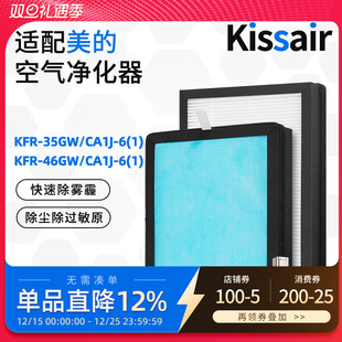 35GW 46CA1J过滤网 COLMO新风空调滤芯KFR 适配美