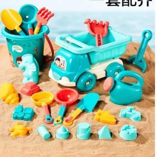 儿童沙滩玩具车宝宝戏水挖沙池土工具沙漏铲子桶赶海边玩沙子套装