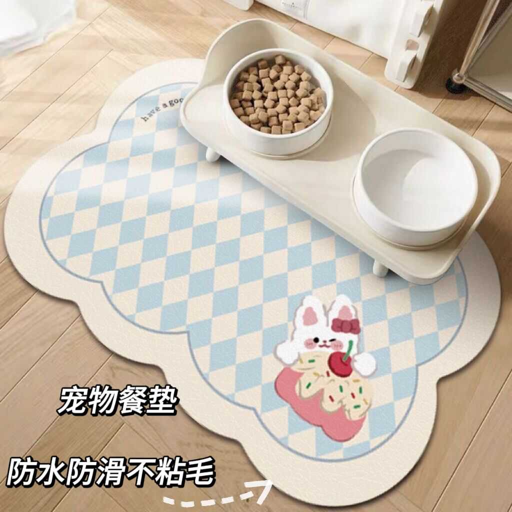 猫咪宠物餐垫防水防漏吃饭餐垫