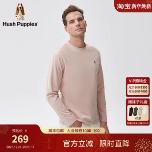 T恤秋季 休闲长袖 四面弹力柔滑亲肤上衣 Puppies暇步士男装 Hush