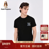 Hush T恤 纯棉透气休闲运动简约百搭短袖 Puppies暇步士男装 夏季