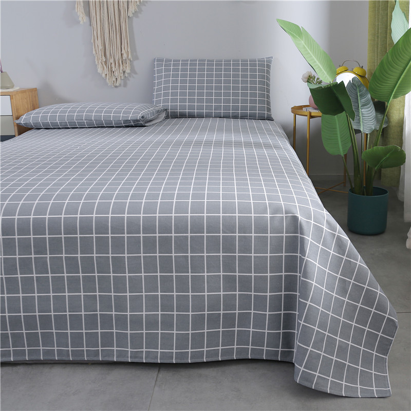 全棉床單單件少女雙人ins北歐學生宿舍單人床純棉被單被罩老粗布在類目 牀上用品, 牀單中 - 來自Buy2taobao.com提供專業的淘寶代購服務