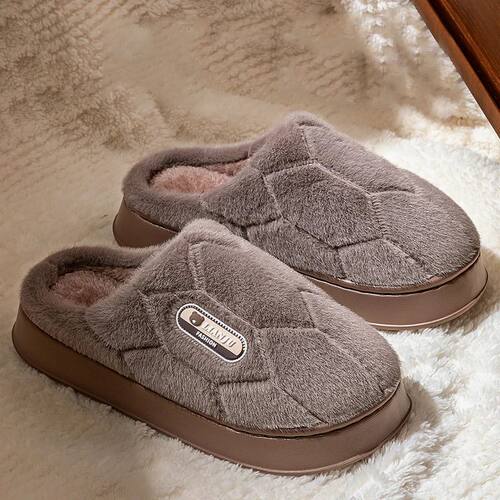 Trend Winter Couple Indoor Non-slip For Men Women Flip Flops