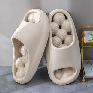 EVA Unisex Bathroom Slippers Water Leakage Massaging Indoor