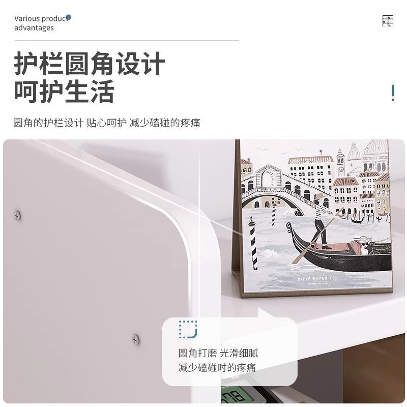 1pc Wooden Desk Organizer Student Stationery Storage Box For