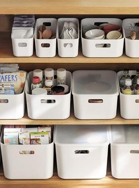 台州市黄岩善三塑料模具厂加厚收纳箱简约整理筐分类盒白色储存盒