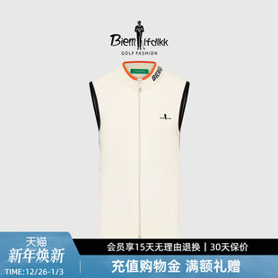 女保暖内搭外穿马甲外套立领背心 比音勒芬高尔夫秋季 亲肤弹力