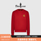 男士 比音勒芬春季 圆领T恤红色卫衣 故宫宫廷文化联名福满福至