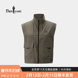 【中国国家地理联名】比音勒芬户外运动休闲舒适微廓女装背心