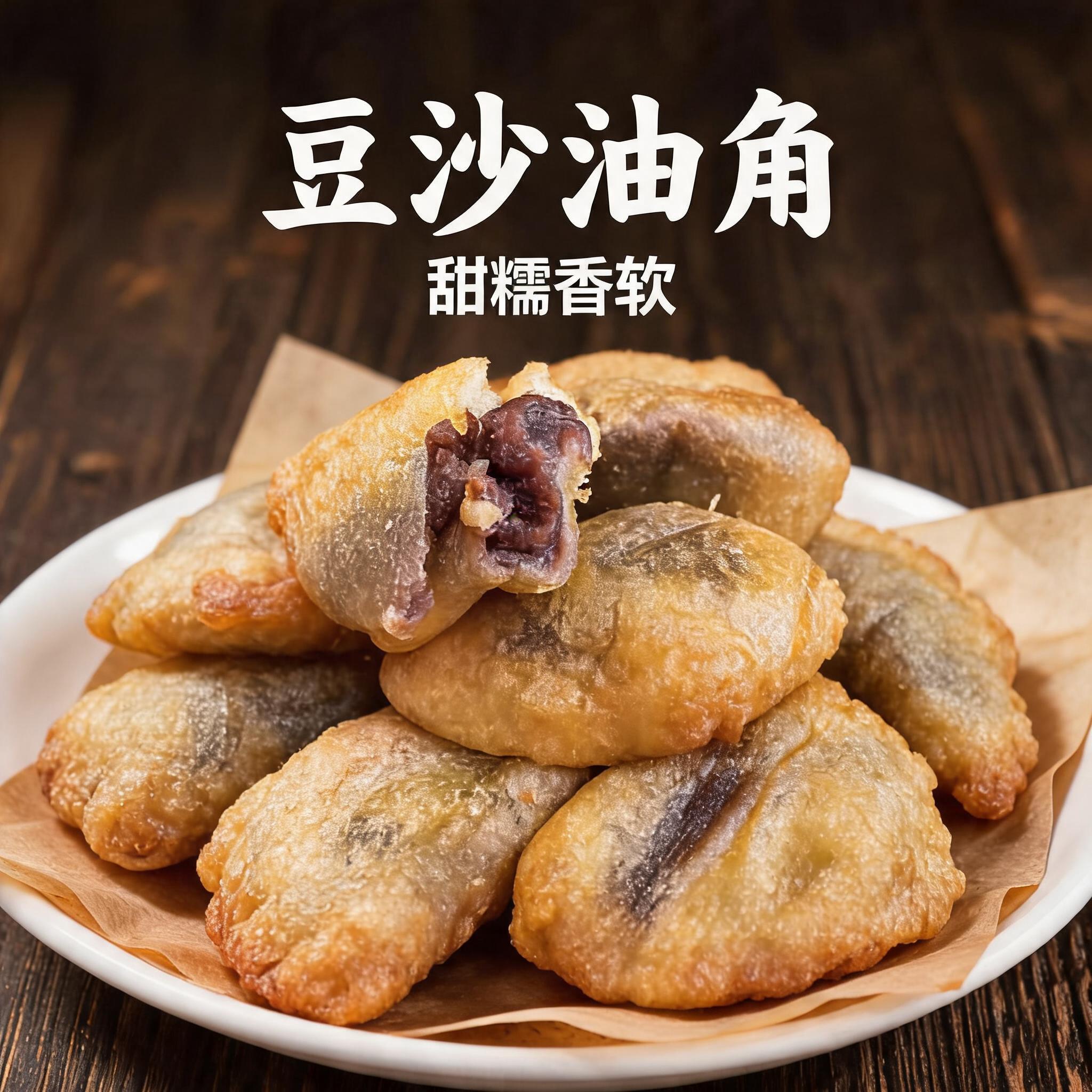 马冈桃园广式豆沙油下午茶手工
