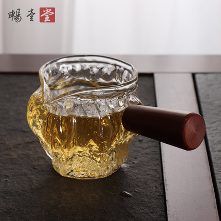 畅壹堂 日式耐热玻璃公道杯茶海匀杯滤杯功夫茶具配件倒茶器