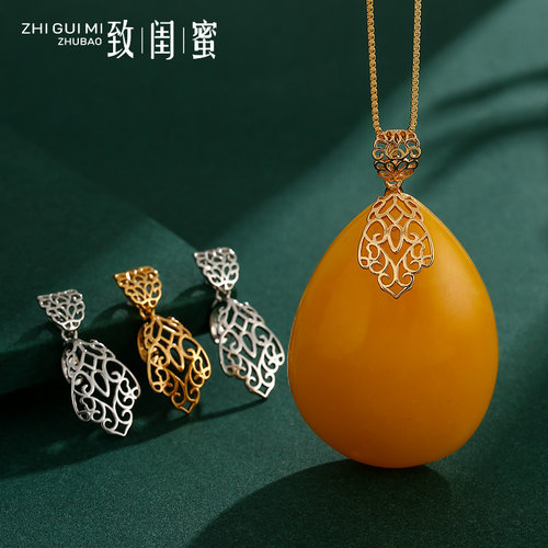 致闺蜜佛公吊坠扣头铜材质