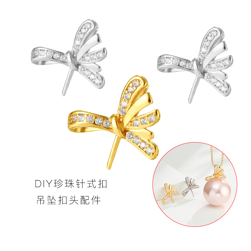 致闺蜜时尚蝴蝶结吊坠扣头项坠